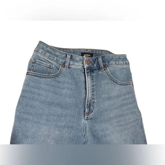 Curvy Super High Waisted Ripped Hem Slim Jeans size 4 R - Picture 5 of 10